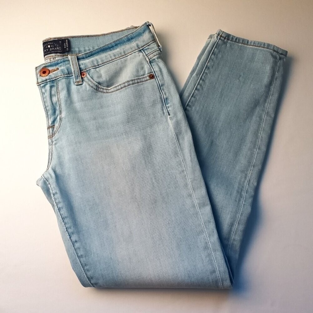 Lucky Brand Womens Charlie Skinny Light Wash Denim Jeans Size 8/29 Blue Stretch